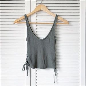 Project Social Lace Up Tank Top